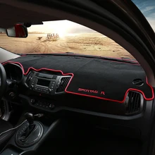 Для KIA Sportage R 2011 2012 2013 2014 2015 LHD приборной панели автомобиля чехлы для мангала коврики коврик подушки Pad Protector салонные аксессуары