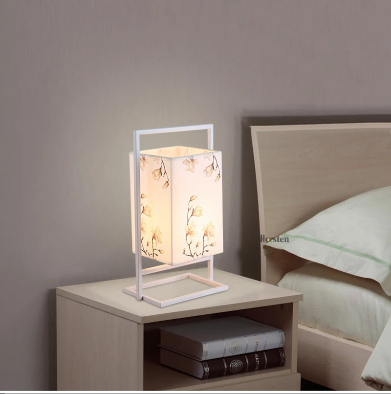 Nordic Modern Simple Fabric Iron Table Lamp E27 Table Lights Bedside Lamps For Bedroom Living Room Study Home Lighting (4)