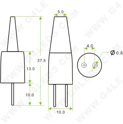 COB светодиодный SMD G4 светодиодный светильник 6 Вт 12VDC/12VAC/24VDC морской RV Лодка лампа 480-510LM капсула кремния G4 IP Защита 1 шт./лот