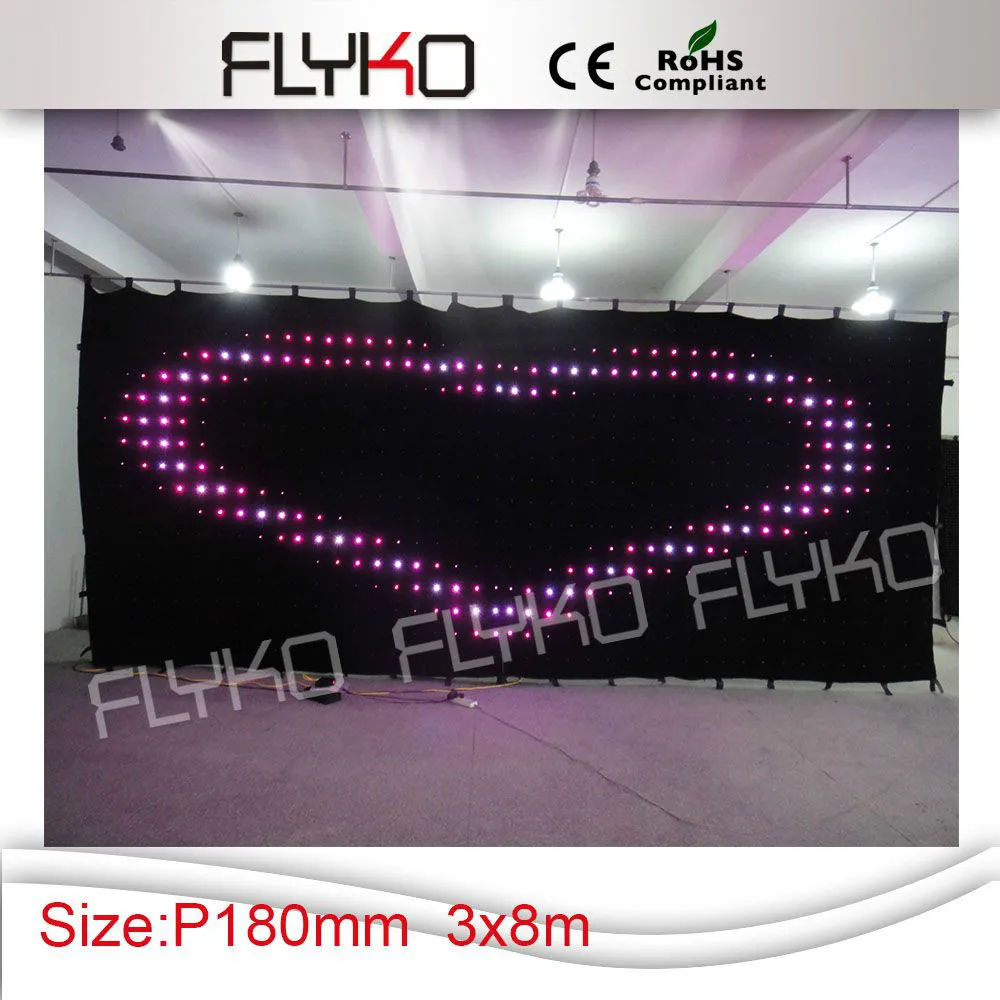 led curtain/flexible led screen/soft led displays/led stage backdrop