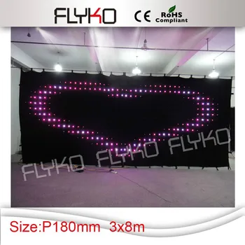 

led curtain/flexible led screen/soft led displays/led stage backdrop