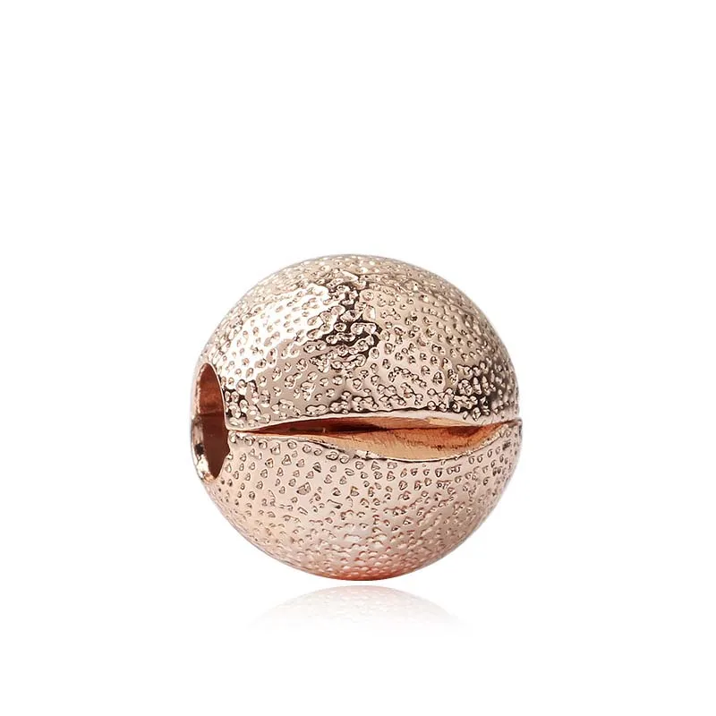 Европейский круглый безопасный diy зажим в форме шарика Шарм Подходит Pandora талисманы браслет S012 - Цвет: A1858