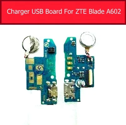 Vibrator & Microphone Charging USB Jack Board For ZTE Blade A602 BA602 Charger usb Plug connector module Replacement repair | Мобильные