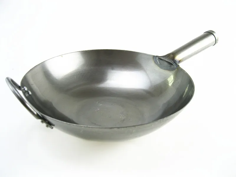 Высокое качество китайский ВОК из традиционной ручной ВОК, антипригарная сковорода без покрытия газа Плита посуда/30/32/34 см