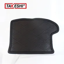 3D Black Truck Rear Tail Tray Boot Liner Protecter Trunk Cargo Mat Carpet All Weather Waterproof For Jeep Compass before 2015