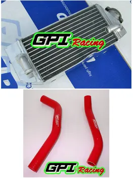 

Aluminum Radiator + hose for Honda CRF 150R CRF150R CRF150 2007-2017 2008 2009 2010 2012 2013 2014 2015 16 RH&LH GPI high-per