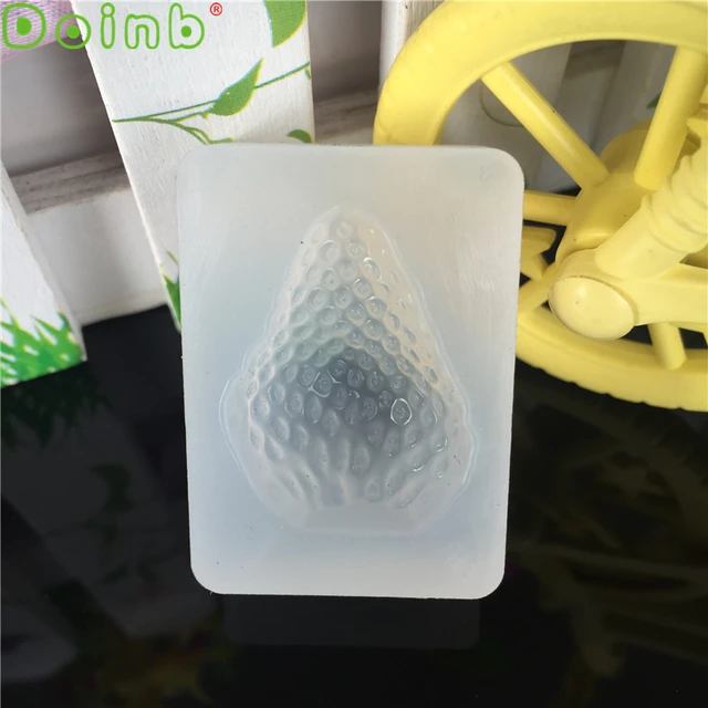 Eper Szilikon Penész Édességek Cukorcraft Torta Dekorációs Szerszám Medál Ékszer Gyantás Öntőformák Fényes Felület - Image 2