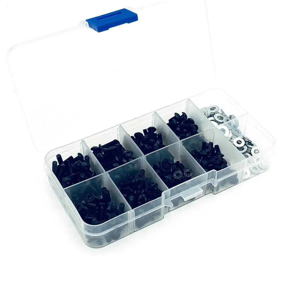 LeadingStar High Strength Flat Washer O rings Screws Box Set for 1/10