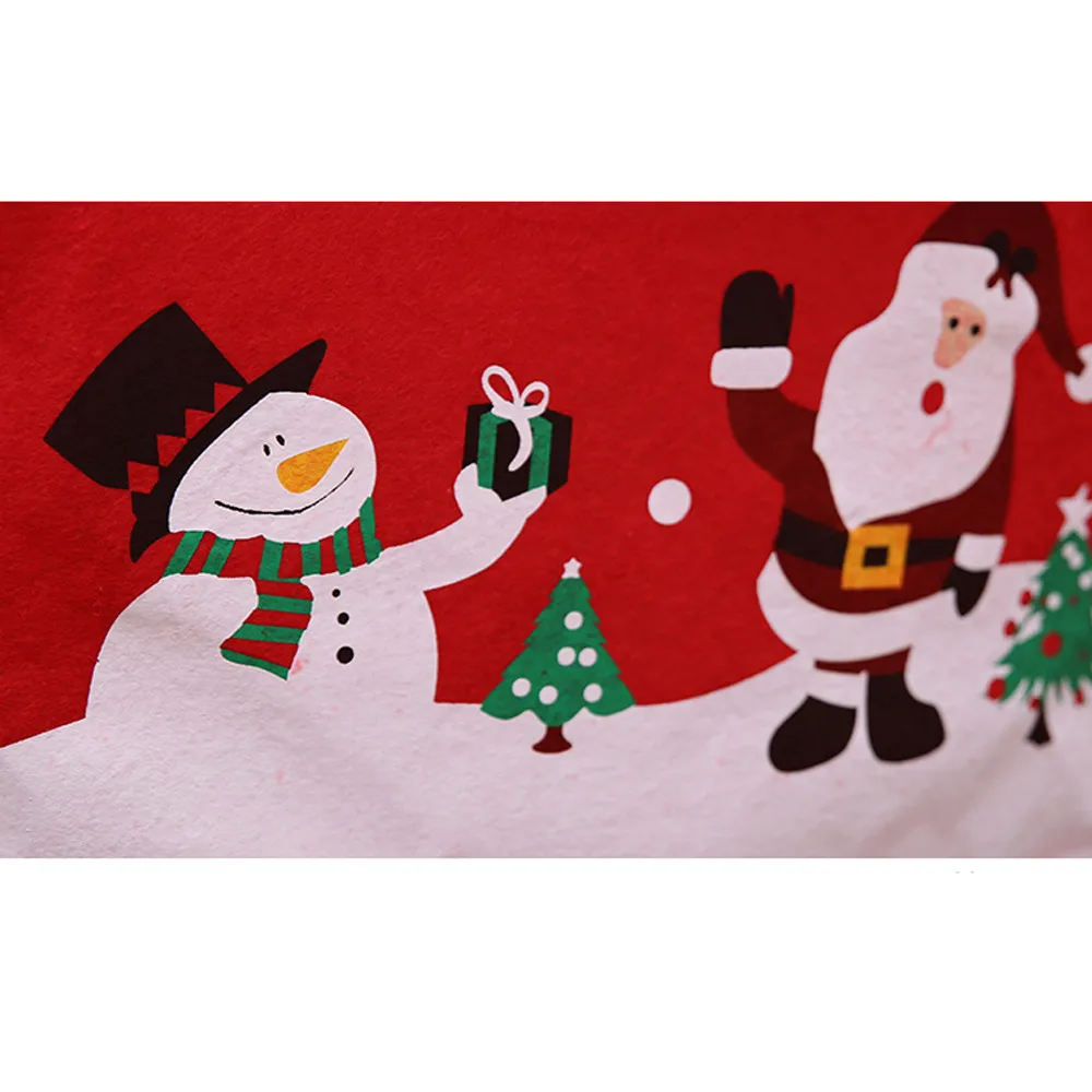 Santa Claus Kitchen Table Chair Covers Christmas Holiday Home Party Decoration Christmas Fundas Para Sillas De Comedor