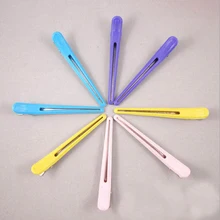 12 шт. черные зажимы для волос Парикмахерские секционные режущие зажимы для волос профессиональные пластиковые зажимы для укладки волос в салоне