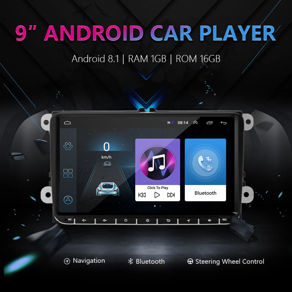 Cheap Jansite 9" Car Radio Android 8.1 GPS Navigation for VW Volkswagen SKODA GOLF 5 6 POLO PASSAT B5 B6 JETTA TIGUAN player BT RDS 0 Cheap Jansite 9" Car Radio Android 8.1 GPS Navigation for VW Volkswagen SKODA GOLF 5 6 POLO PASSAT B5 B6 JETTA TIGUAN player BT RDS 0