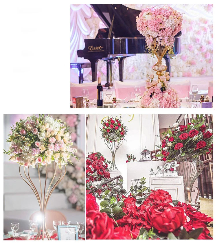 JAROWN Wedding Decoration Iron Flower Stand Stage Props Decor Road Sign Creative Flower Frame Photography Home Decoration (23)