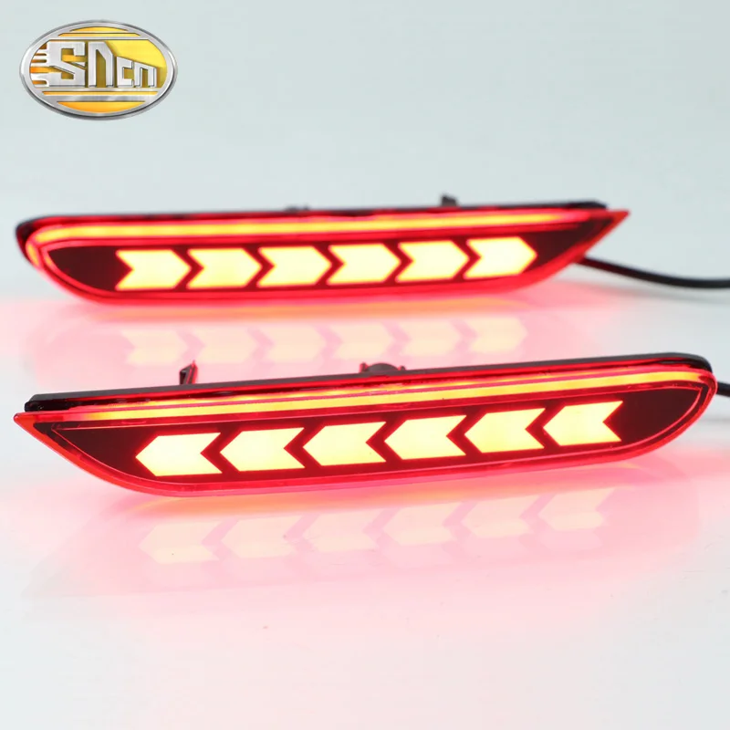 

SNCN 2PCS Multi-function LED Reflector Lamp Rear Fog Lamp Rear Bumper Light Brake Light For Nissan X-trail T32 2014 2015 2016