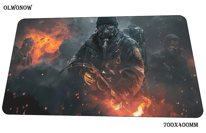 size 700x400x3mm Коврик для мыши tom clancy's the division 700x400x3 мм игровой коврик для геймера гелевая компьютерная клавиатура со встроенной мышью персональные игровые коврики - Цвет: size 700x400x3mm