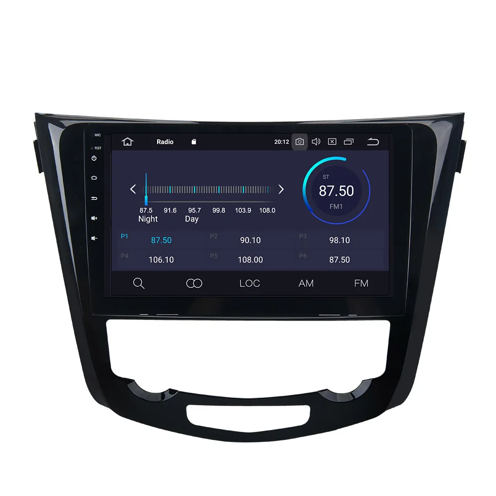 Excellent 10.2" Android 9.0 64GB Car GPS Navigation Radio Player for Nissan X-Trail Qashqail 2014-2017 with headunit Stereo Multimedia DSP 5