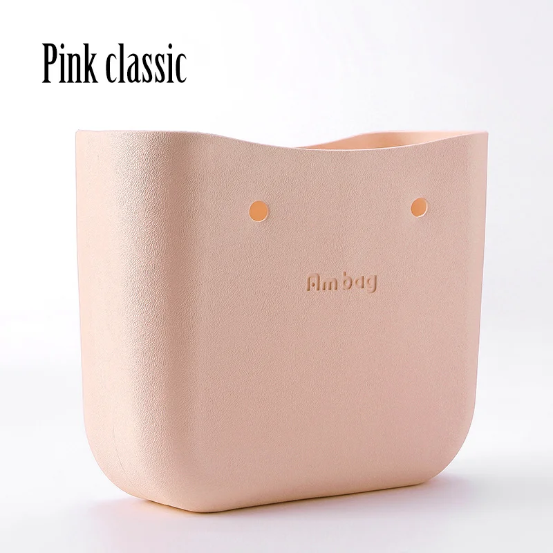 AMbag Obag O bag стильная Классическая большая Ambag сумка для тела Водонепроницаемая сумка EVA женская модная сумка резиновая силиконовая запасные части - Цвет: pink classic