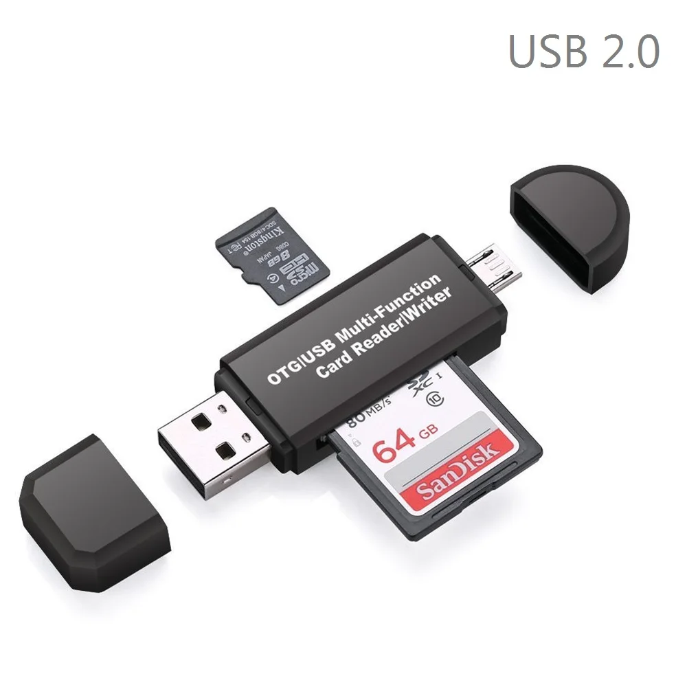 USB 2 0 все микро-usb для устройств на аndroid OTG Memery считывающее устройство карт в