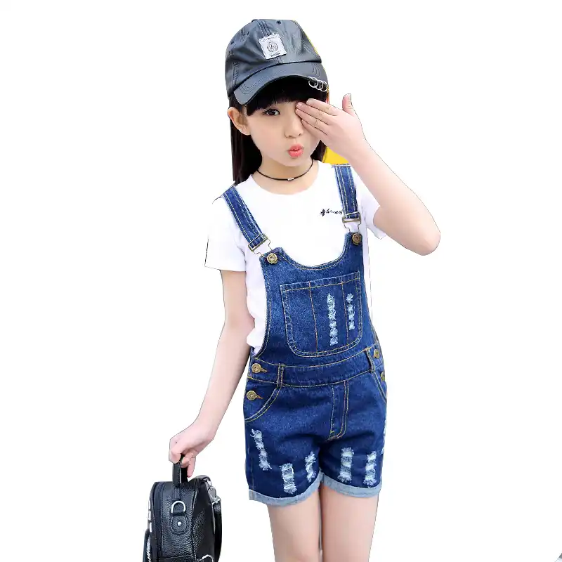 Young Girl Jeans Girls Clothing Set 2019 Summer Two Piece Set