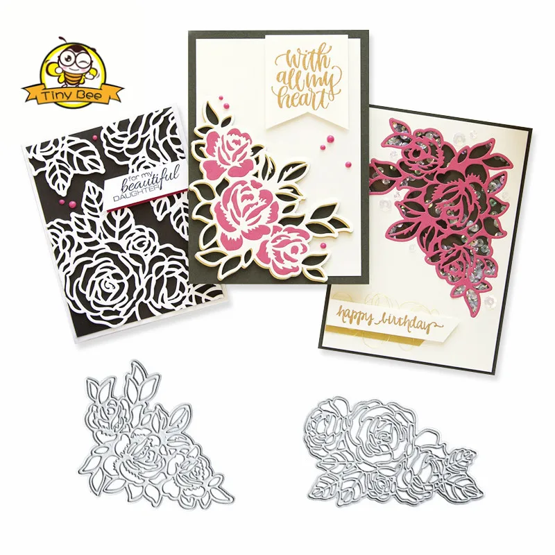 

New Dies 2019 Flower Die Metal Cutting Dies Stencils for DIY Scrapbooking/photo Album stamps Decorative Embossing DIY Paper Card