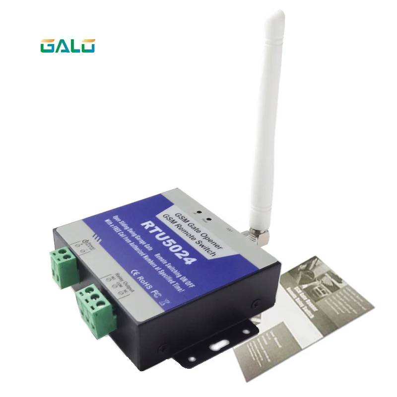 

RTU5024 GSM Gate Opener Relay Switch Remote Access Control By Free Call iphone and android app support