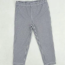 Inant/повседневные леггинсы для маленьких девочек Хлопковые Штаны, одежда детская одежда для маленьких девочек длинные брюки в клетку