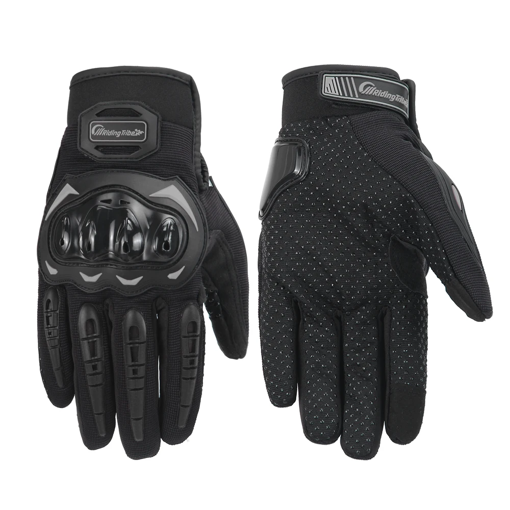 PRO-BIKER мотоциклетные перчатки для страйкбола Пейнтбол езда Гонки тактические Защитные перчатки Экипировка Велоспорт Мотокросс перчатки MCS-01C - Цвет: MCS-17-Black