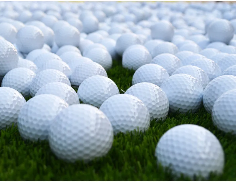 Wholesale 10pcs/lot Outdoor Practice Golf Balls Training Aid Double-deck Ball Free Shipping | Спорт и развлечения