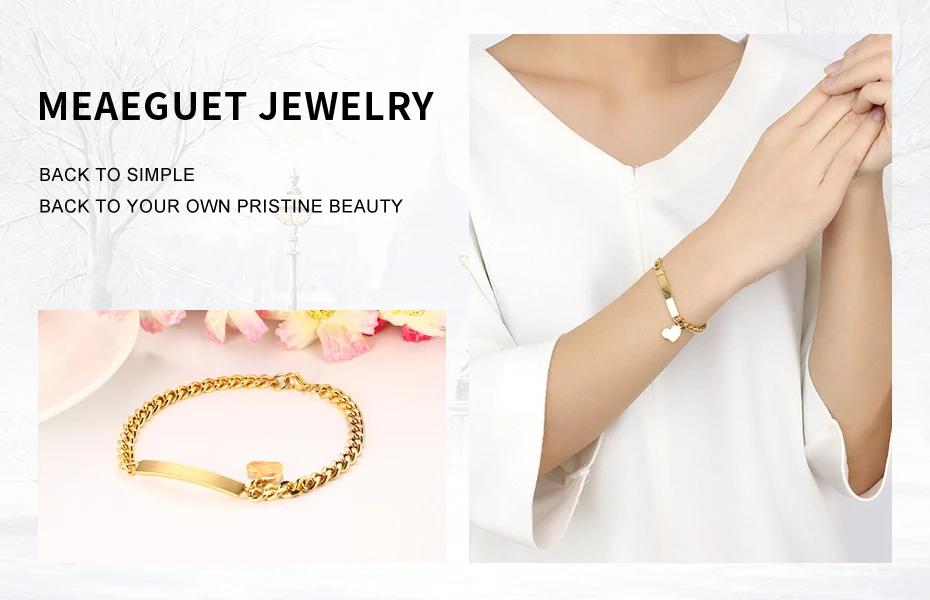 Meaeguet Laser Engrave ID Personalized Name Bracelet For Women Customized Stainless Steel Bangle Jewelry 8mm Wide (4)