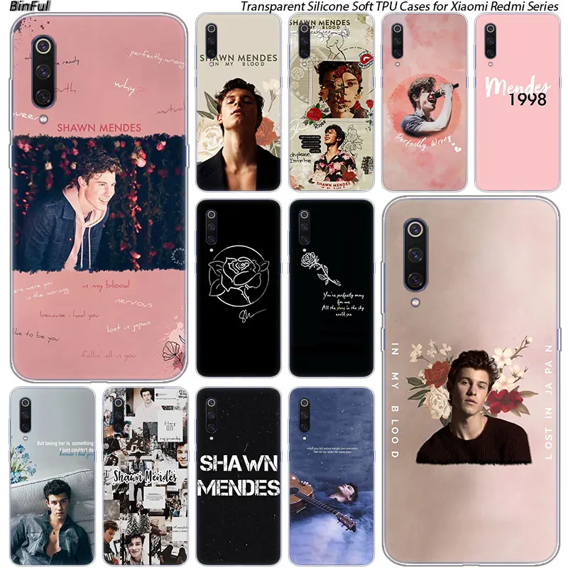 Силиконовый чехол Shawn Mendes 98 для Xiaomi Pocophone F1 9T 9 9SE 8 A2 Lite A1 Mix3 Redmi K20 7A Note 4 4X 5 6 7 Pro S2 |