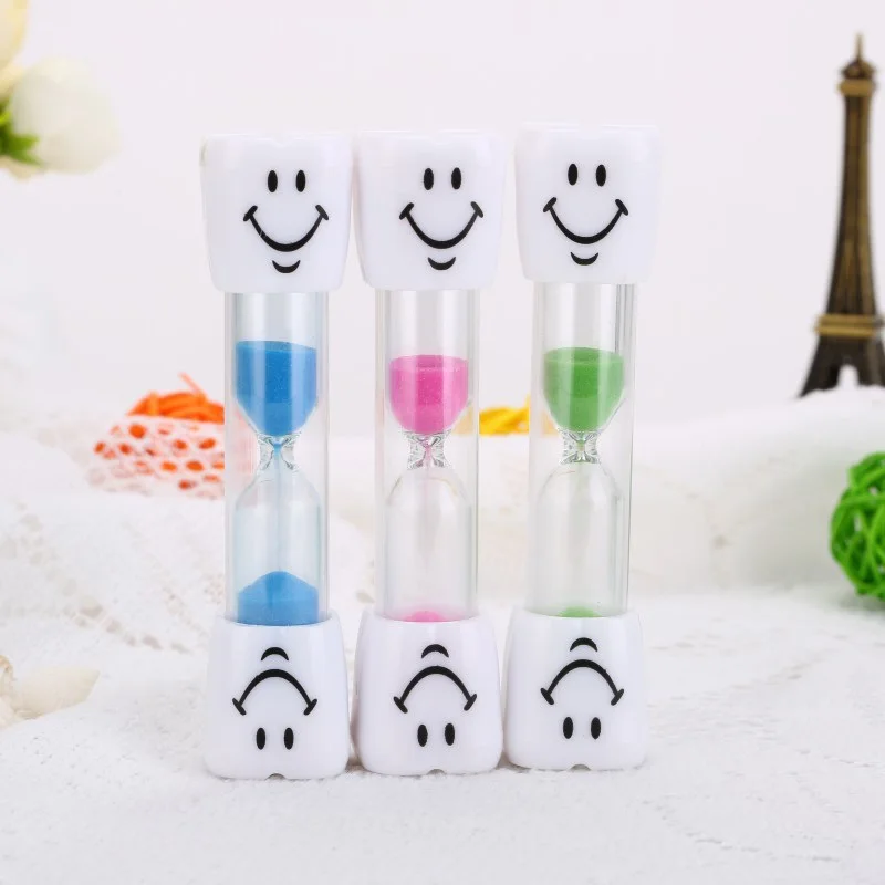 3 Minutes Colorful Hourglass Sandglass Sand Clock Timers Children Kids Toothbrush Timer Hourglass Sand Clock Egg Timer