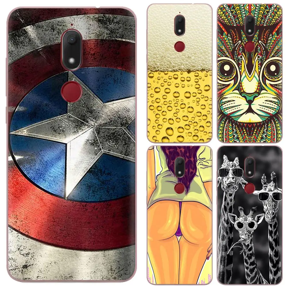 

Phone Case For Wiko View Prime 5.7-inch Cute Cartoon High Quality Painted TPU Soft Silicone Skin Back Cover Shell