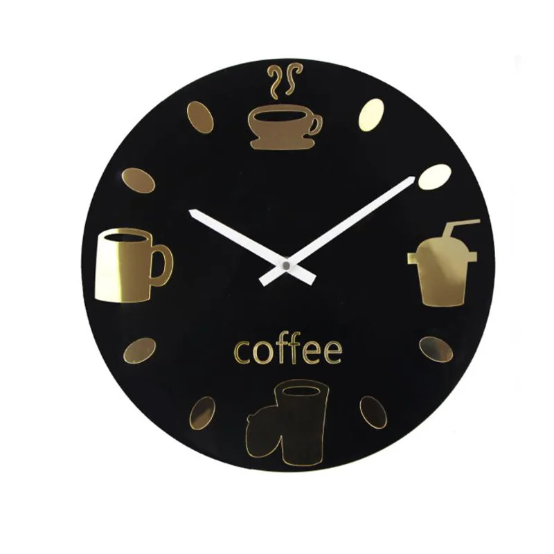 

Wall Clocks Modern Coffee Cups Wall Watch Design Relogio De Parede Wall Watches Home Decoration Orologio Parete