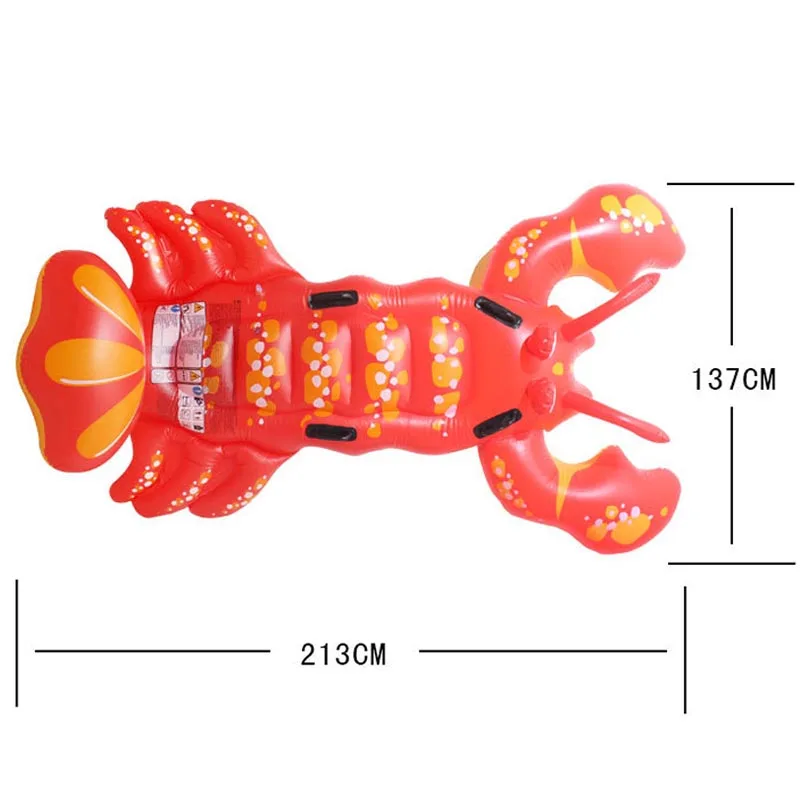 Гигантский надувной омаровый Краб плавающий бассейн сиденье Плот плавательный круг воздушный матрас водные игрушки для детей взрослых