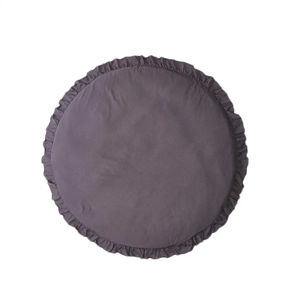 Kidlove коврик для игры с мультяшным принтом, одеяло для ползания, подкладка для коврика, напольный ковер для детского спортзала, декор для комнаты - Цвет: Dark gray