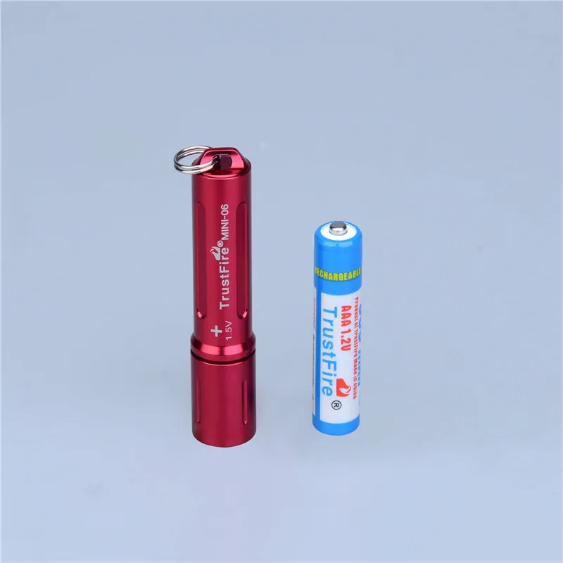 Trustfire Mini 06 CREE Led 90 люмен брелок светодиодный фонарик карманный фонарь с батареей AAA