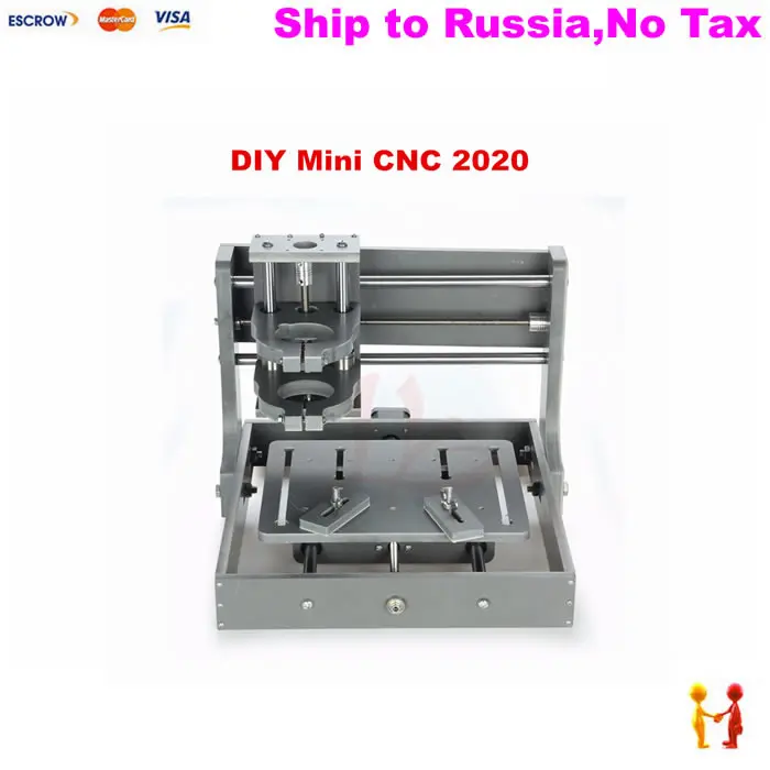 

(NO TAX TO Russia) Mini CNC machinery 2020 Pcb Pvc Milling machine frame without motor