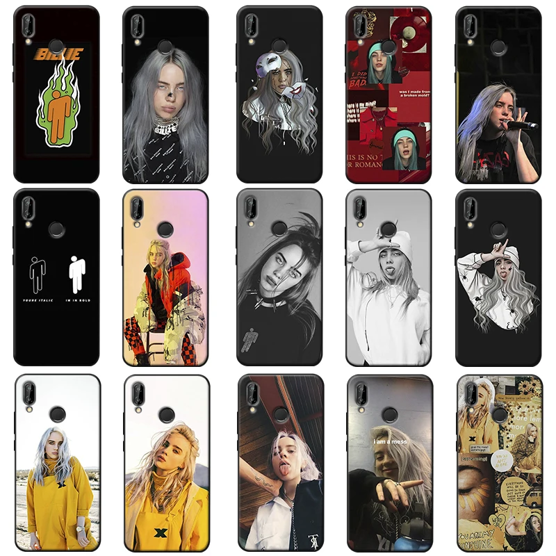 Мягкий силиконовый чехол для телефона Music Singer Star Billie Eilish rainbow blohsh xiaomi redmi note 7 k20 pro 5 6