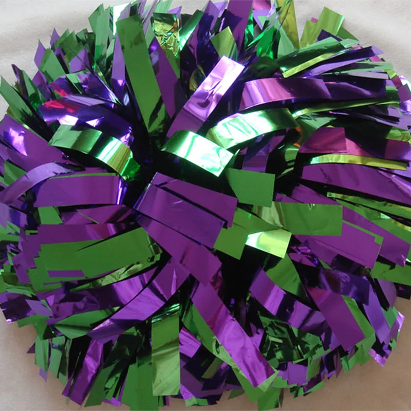 Профессиональная группа поддержки pom poms 3/" x 6" металлические твердые смешанные Baton Handle 180g Competion