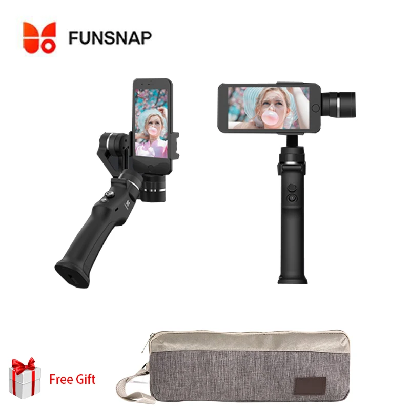 

Funsnap Capture 3Axis Handheld Gimbal Stabilizer For xiaomi huawei samsung iphone Smartphone GoPro SJcam Xiao Yi Camera freeship