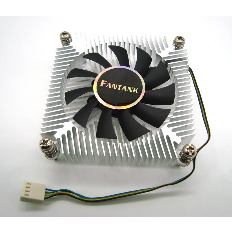 

Free Shipping 1150 1151 1155 1156 CPU Cooler 1U 4pin PWM CPU Fan with Aluminum Heatsink 1500-3500RPM Cooling Fan for Computer