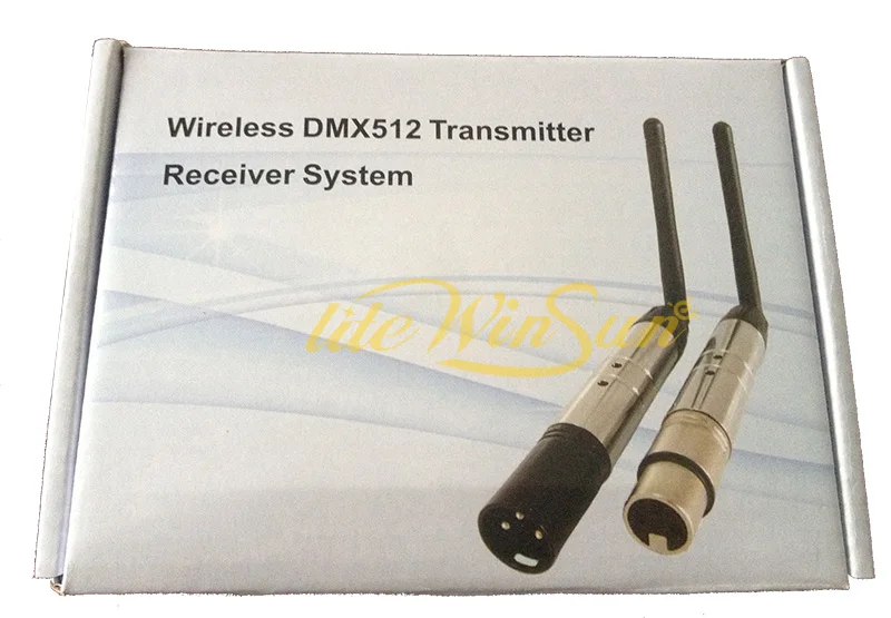 DMX PROFESSIONAL STAGE LIGHTING DMX WIRELESS PEN 3XLR DMX 512 WIRELESS CARTON PACKAGE (3)