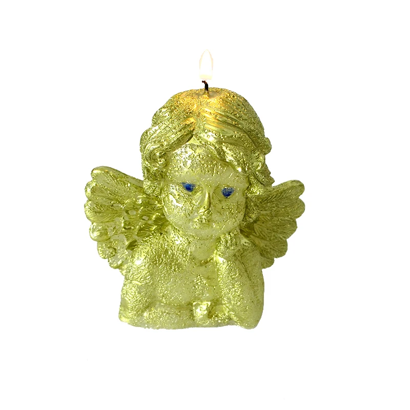 

Thinking Angel Candle Silicone Mold 3D Handmade Soap Making Mould Craft Resin Clay Decorating Tool