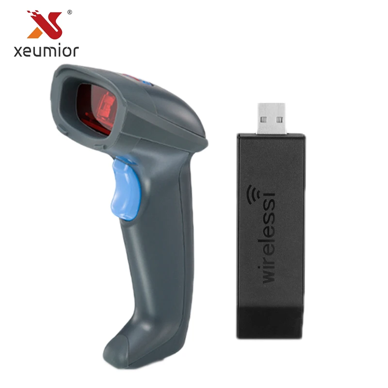 

Xeumior Handheld Wireless Barcode Scanner 1d Laser Wireless Barcode Reader Inventory Bar Code Gun POS Code Bar Reader