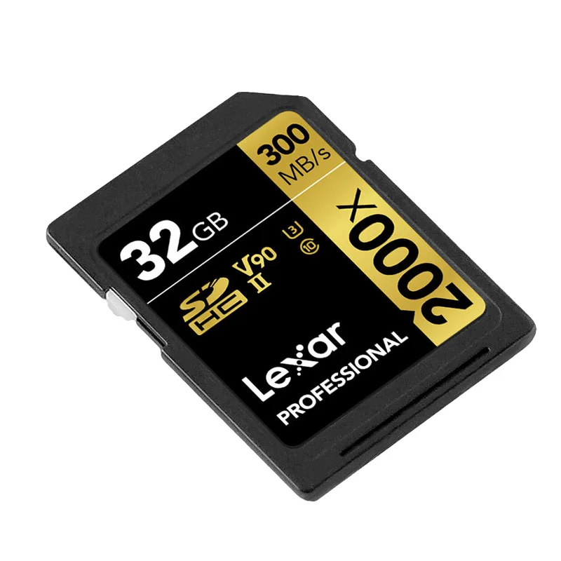 Promotion Lexar SD Card 32GB SDHC U3 Class 10 2000X UHS II cards 300MB s High 4