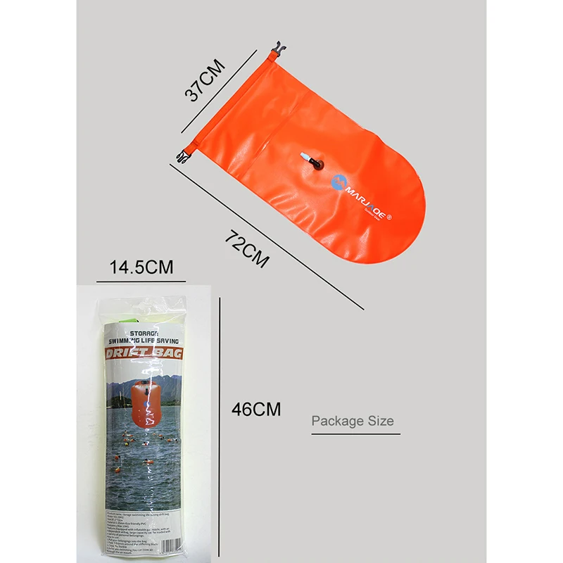 Snorkeling natación Camping botella de agua Rafting kayak al aire libre río Trekking supervivencia campo bolsa flotante océano paquete XA879WD