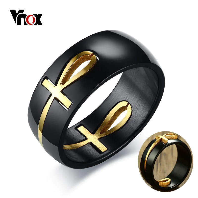 Vnox Removable Allah Cross Ring for Men Stylish Stainless Steel Men Jewelry Religion Alliance Jewelry Vnox Removable Allah Cross Ring for Men Stylish Stainless Steel Men Jewelry Religion Alliance Jewelry