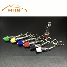 Высококачественная металлическая Грибовидная головка, обновленная цепочка для ключей, трендовые детали воздушного фильтра, брелок для ключей, декоративная цепь, турбо тормозной диск, брелок