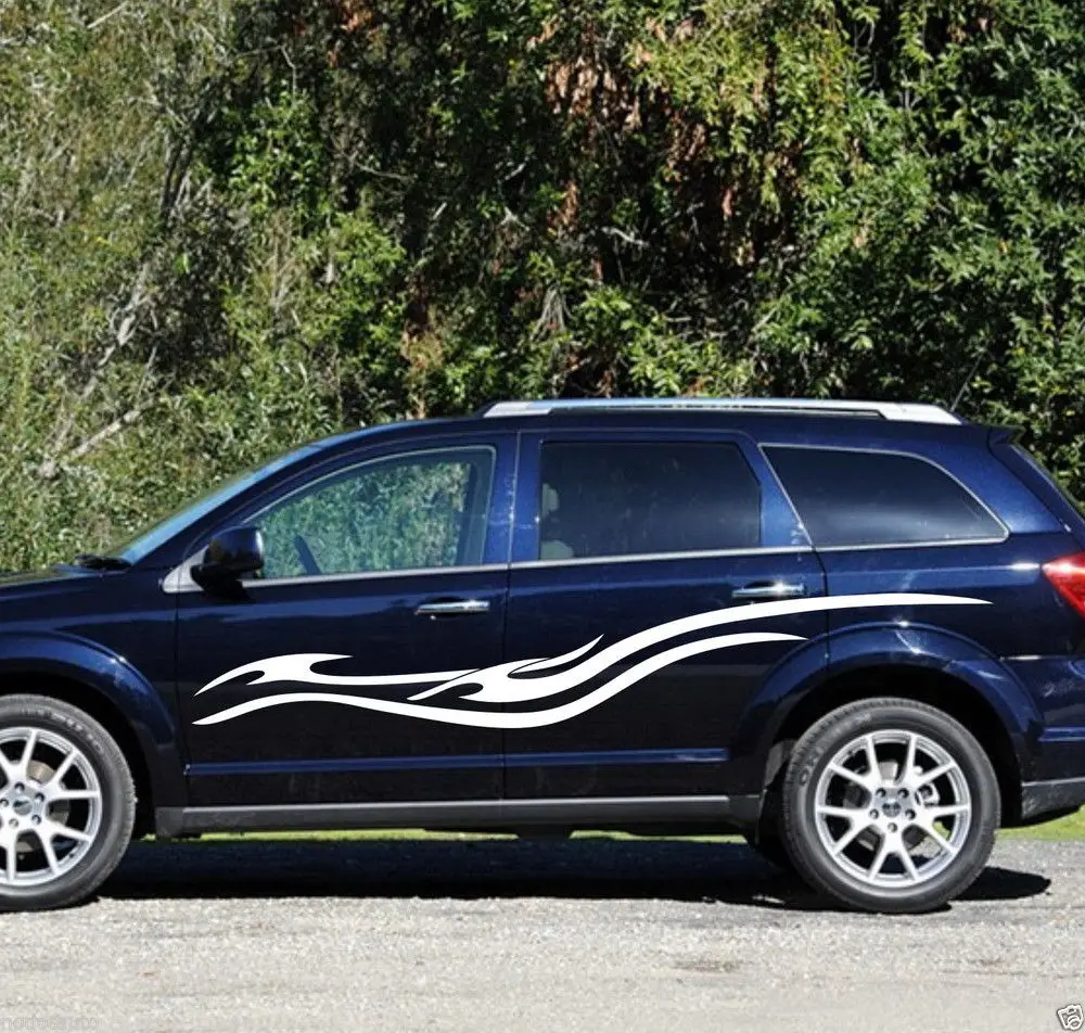 Car Styling for Car Racing Stripe Door Decal For SUV JCUV Vinyl Side