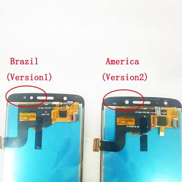 ЖК дисплей и дигитайзер сенсорного экрана для Motorola Moto E4 XT1762 XT1766 XT1767 XT1763 черного