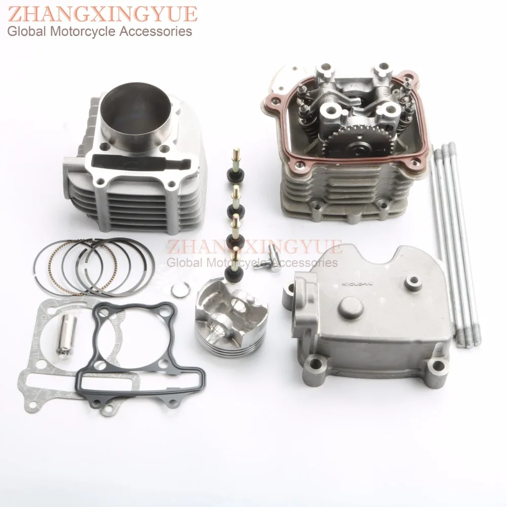 

61mm GY6 152QMI 157QMJ 125 150 180cc GP110 4-Valve / 4V Big Bore Performance Kit